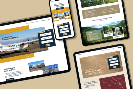 diseno pagina web aerolinea lima peru